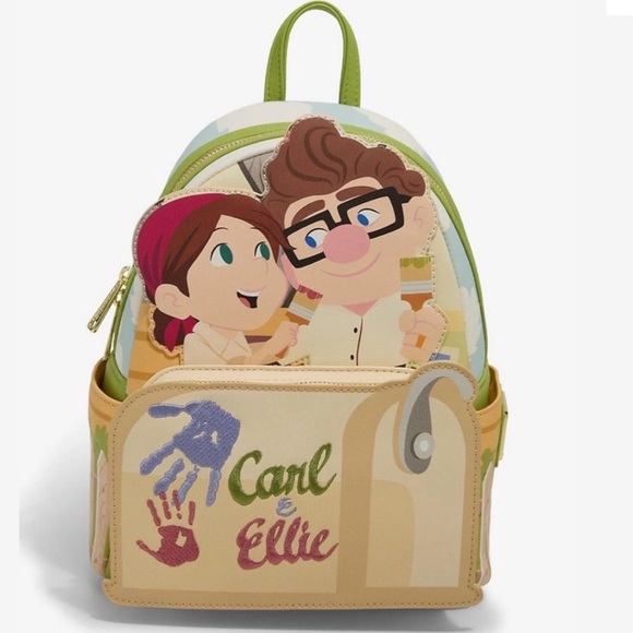 Loungefly Disney Pixar Carl & Ellie Mailbox Mini Backpack New With Tags - Flaw - Picture 16 of 16